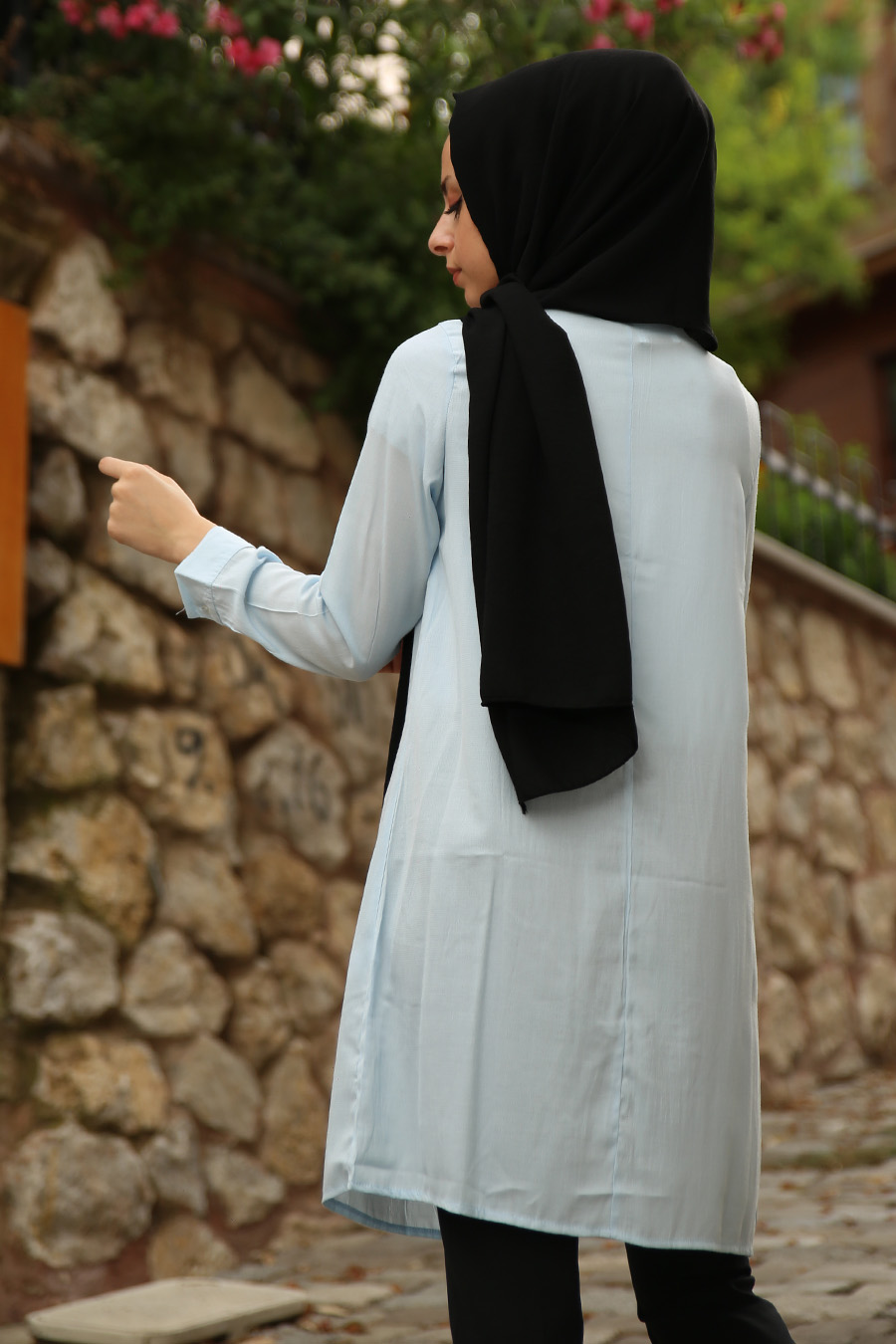 BABY BLUE TUNIC  BABY BLUE TUNIC