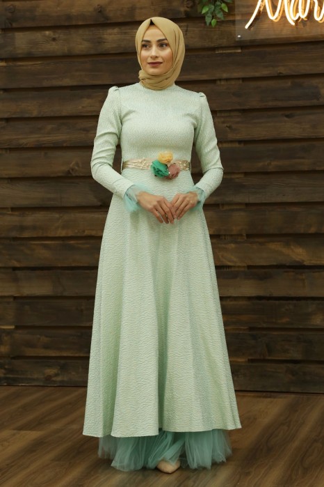 MINT EVENING DRESS 