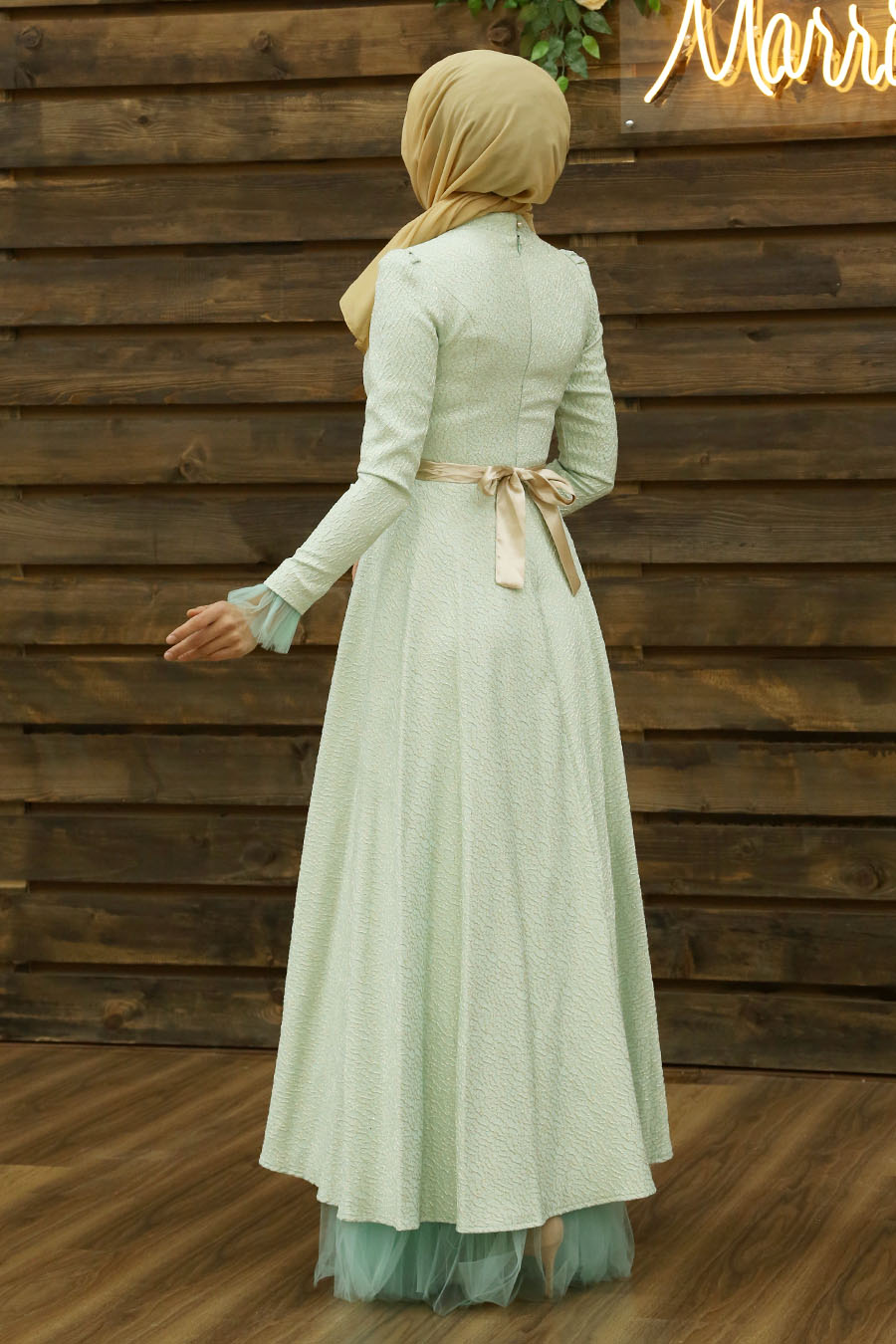 MINT EVENING DRESS 