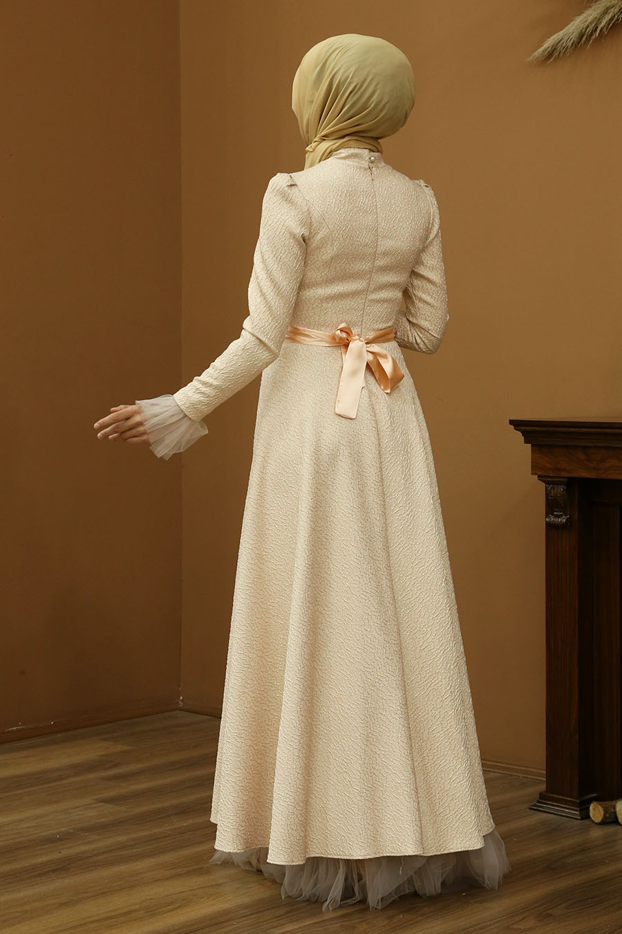 POWDER PINK EVENING DRESS 