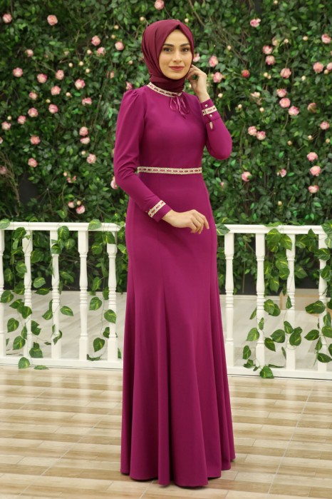 FUSCHA EVENING DRESS 