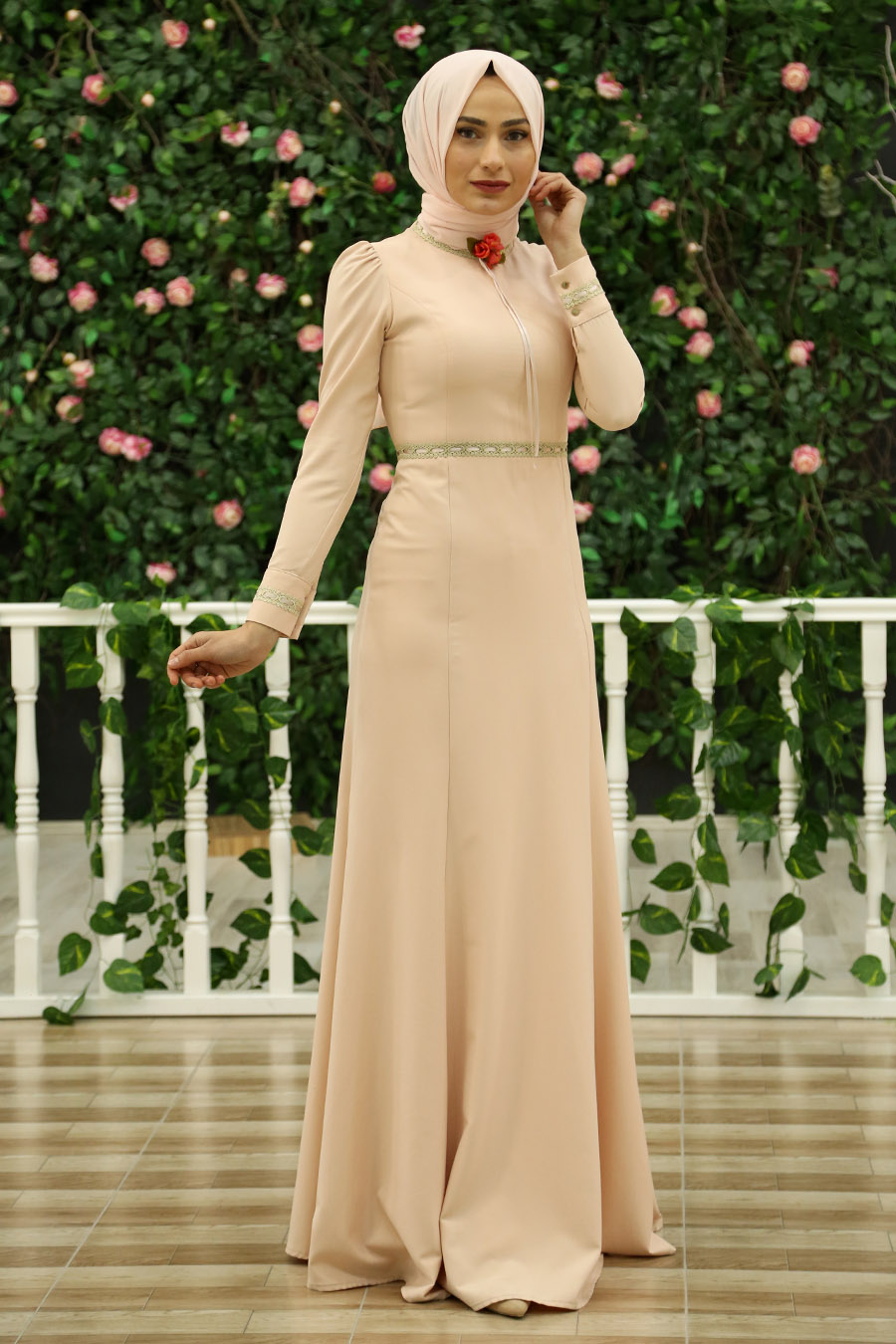 POWDER PINK EVENING DRESS 