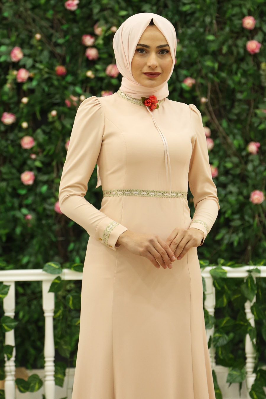 POWDER PINK EVENING DRESS 