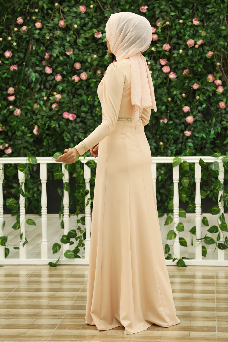 POWDER PINK EVENING DRESS 