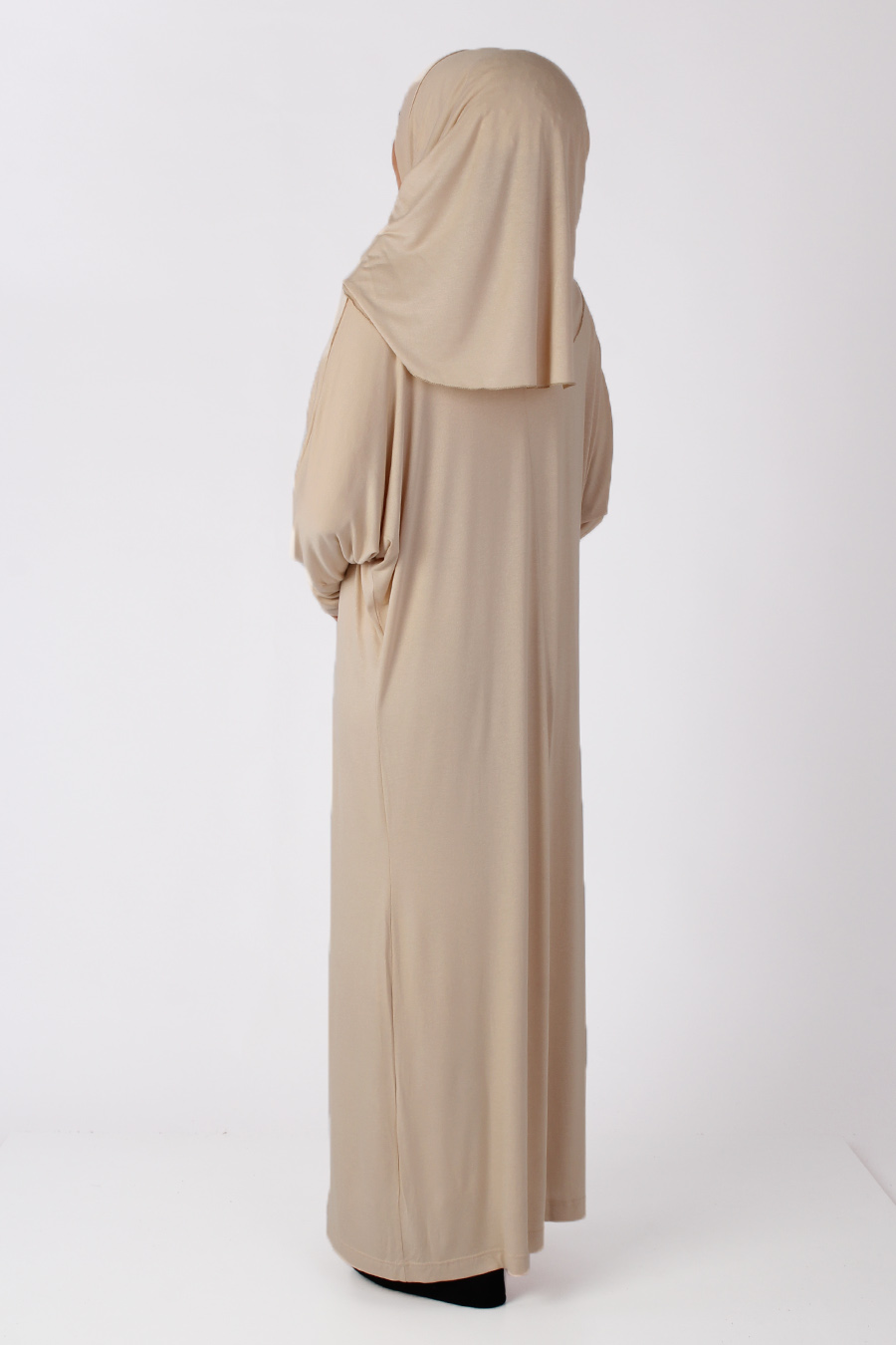 BEIGE PRATICAL PRAYER DRESS BEIGE PRATICAL PRAYER DRESS