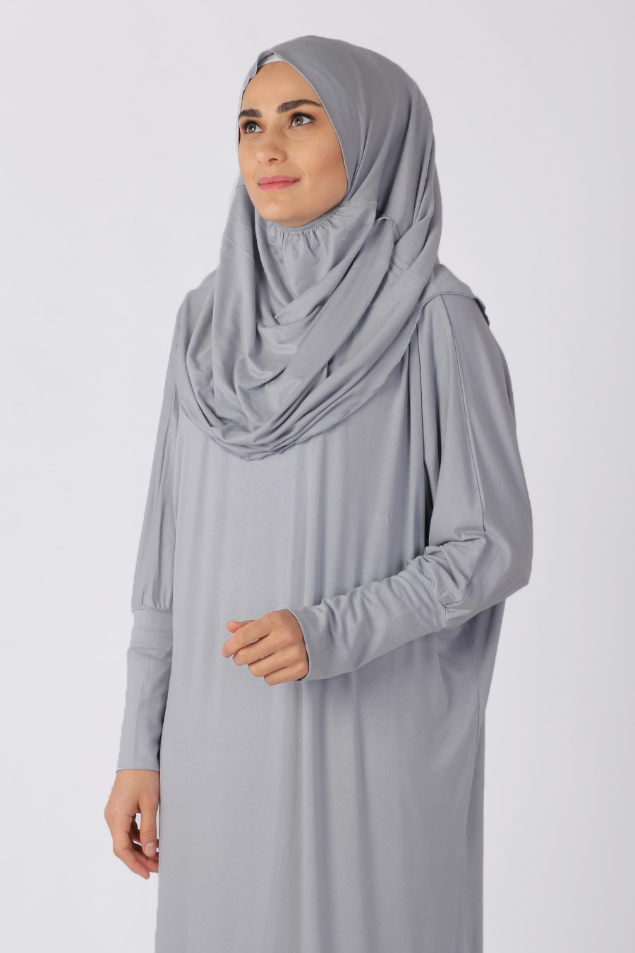 GREY PRATICAL PRAYER DRESS GREY PRATICAL PRAYER DRESS