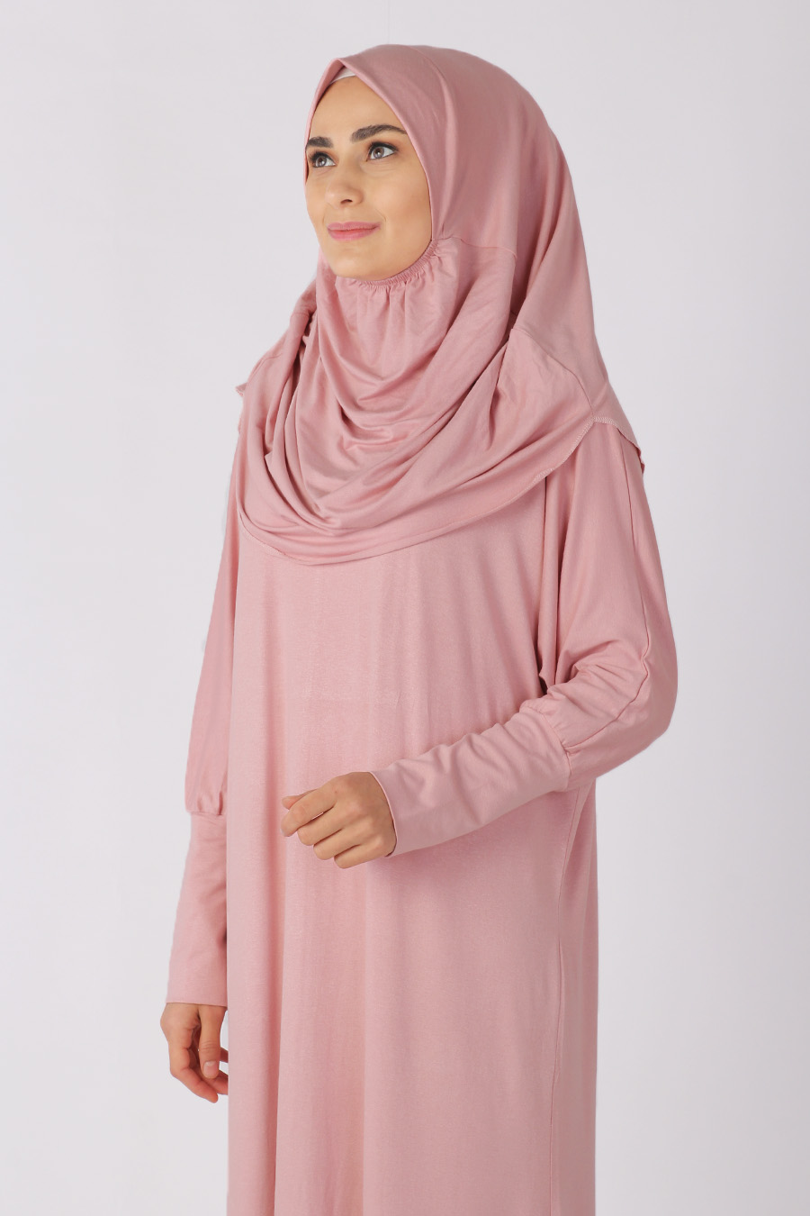 POWDER PINK PRATICAL PRAYER DRESS POWDER PINK PRATICAL PRAYER DRESS