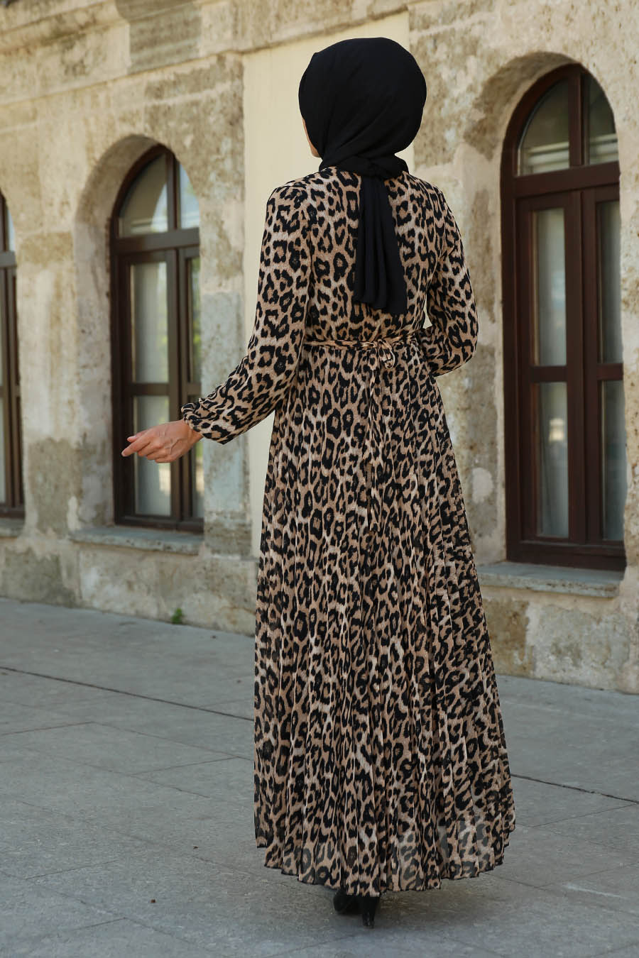 LEOPAR PATTERNED DRESS 