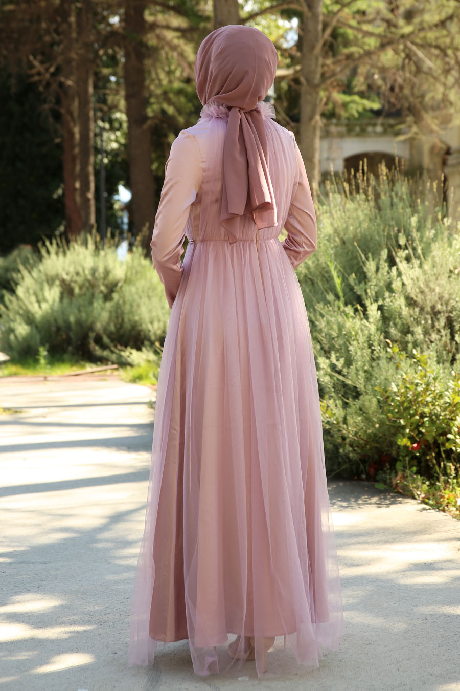 POWDER PINK EVENING DRESS 