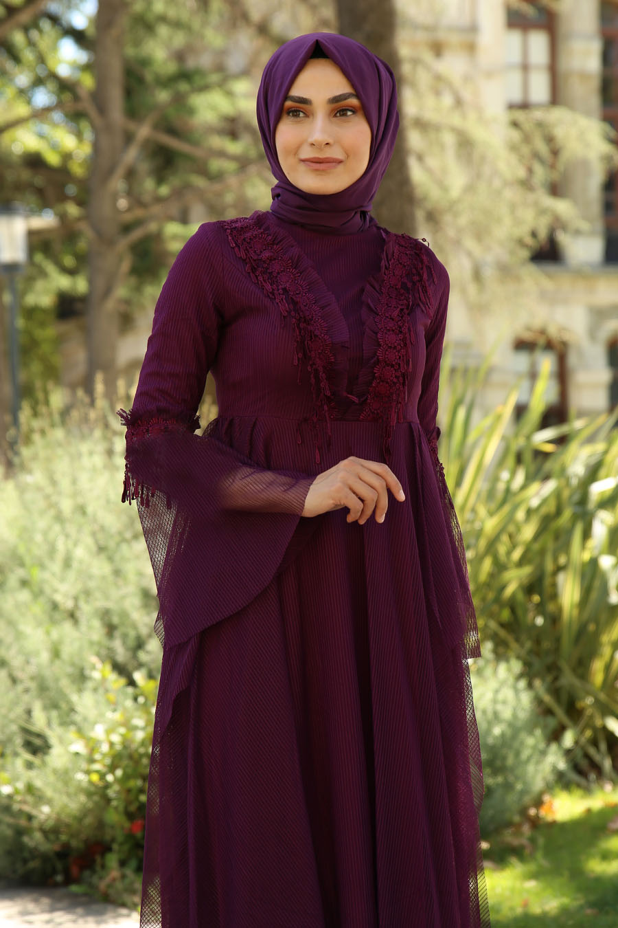 PURPLE EVENING DRESS PURPLE EVENING DRESS