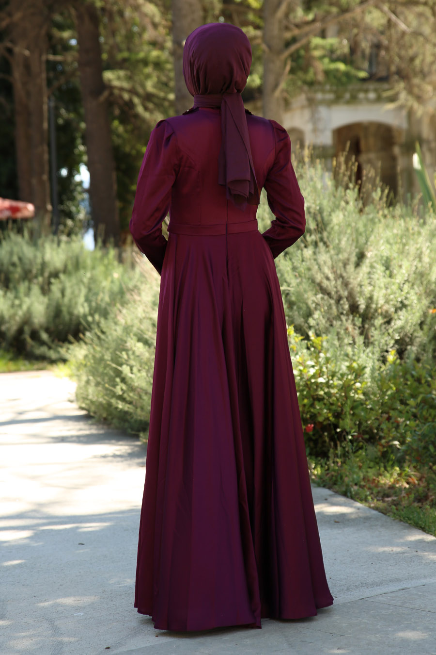 PURPLE EVENING DRESS