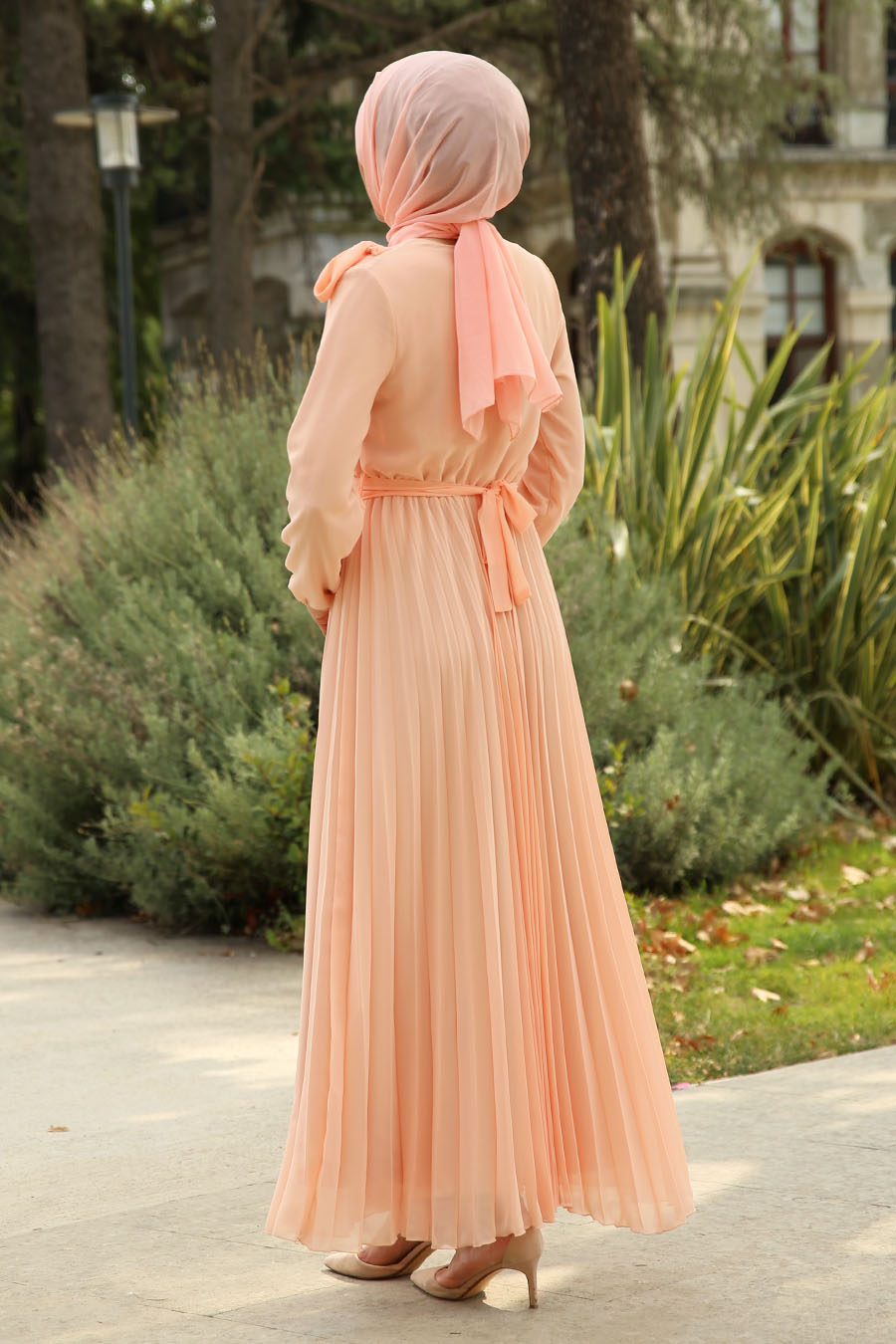 SALMON COLOR DRESS  SALMON COLOR DRESS