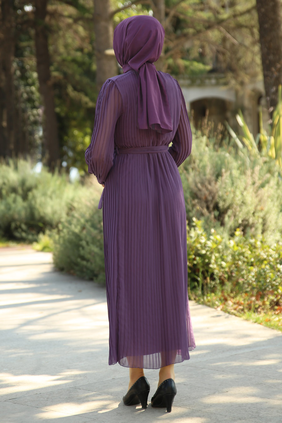 PLEATED LILA DRESS  PLEATED LILA DRESS