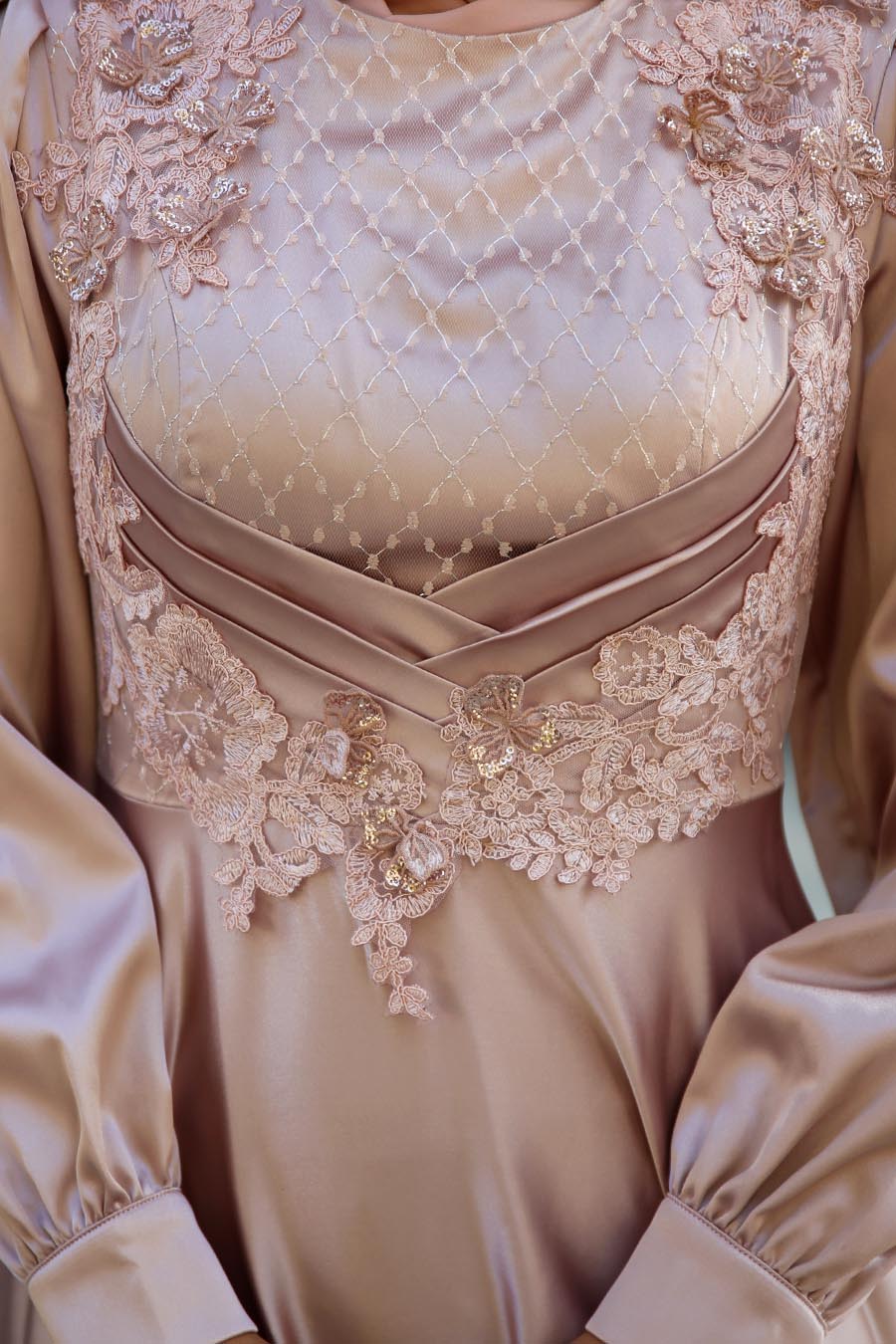 POWDER PINK EVENING DRESS 