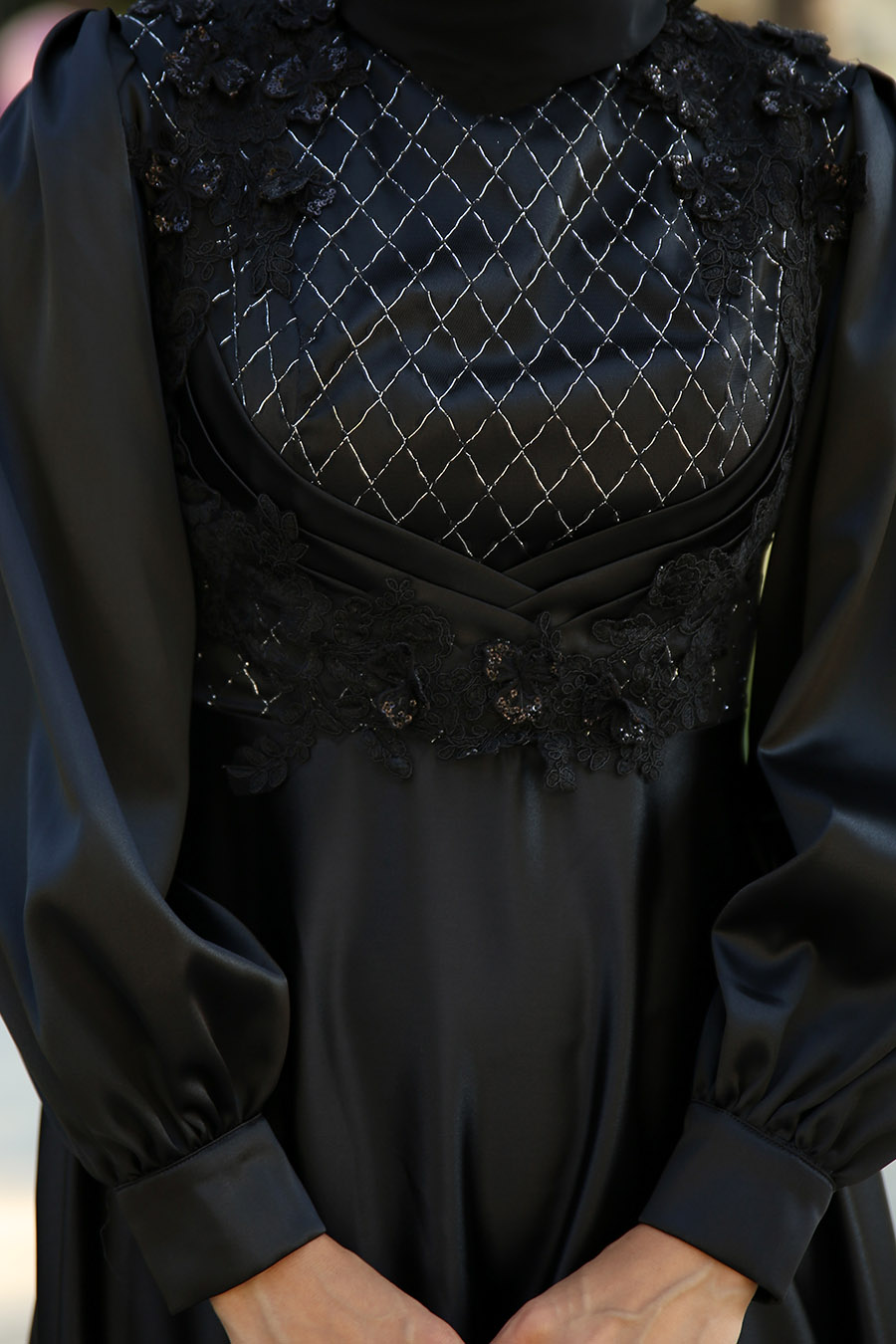 BLACK EVENING DRESS