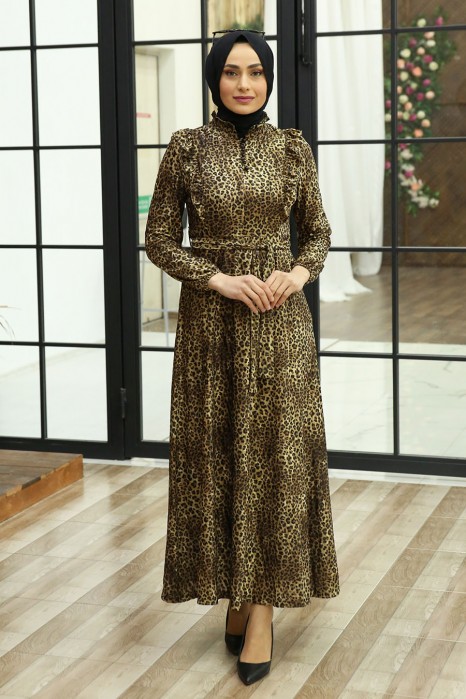 LEOPARD PATTERNED DRESS 