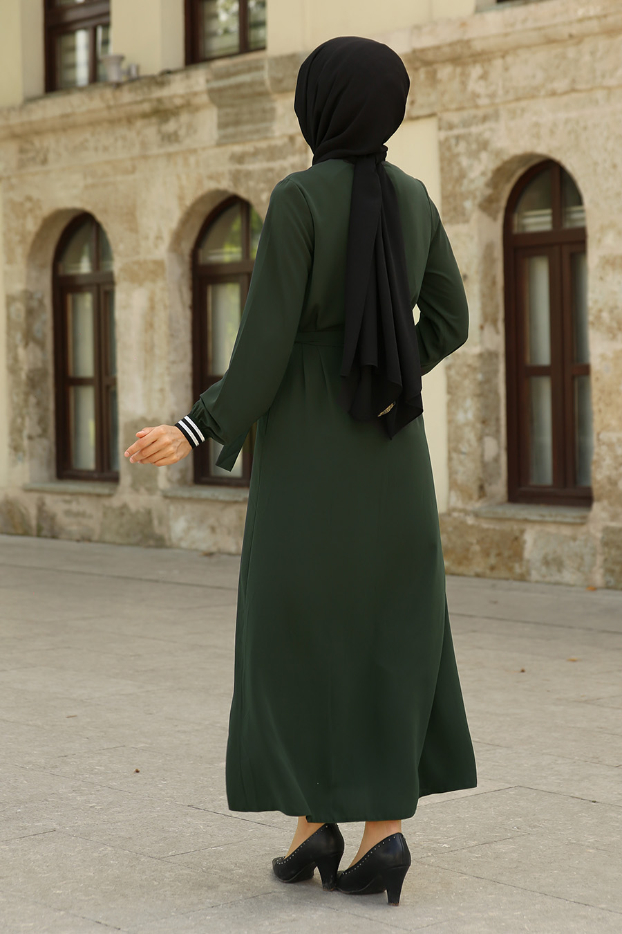 KHAKI COLOR ABAYA 