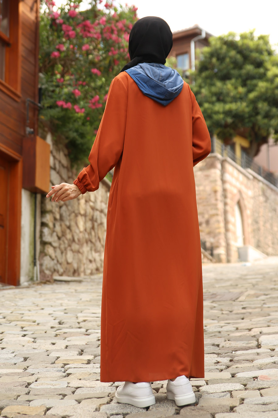 BRICK COLOR ABAYA