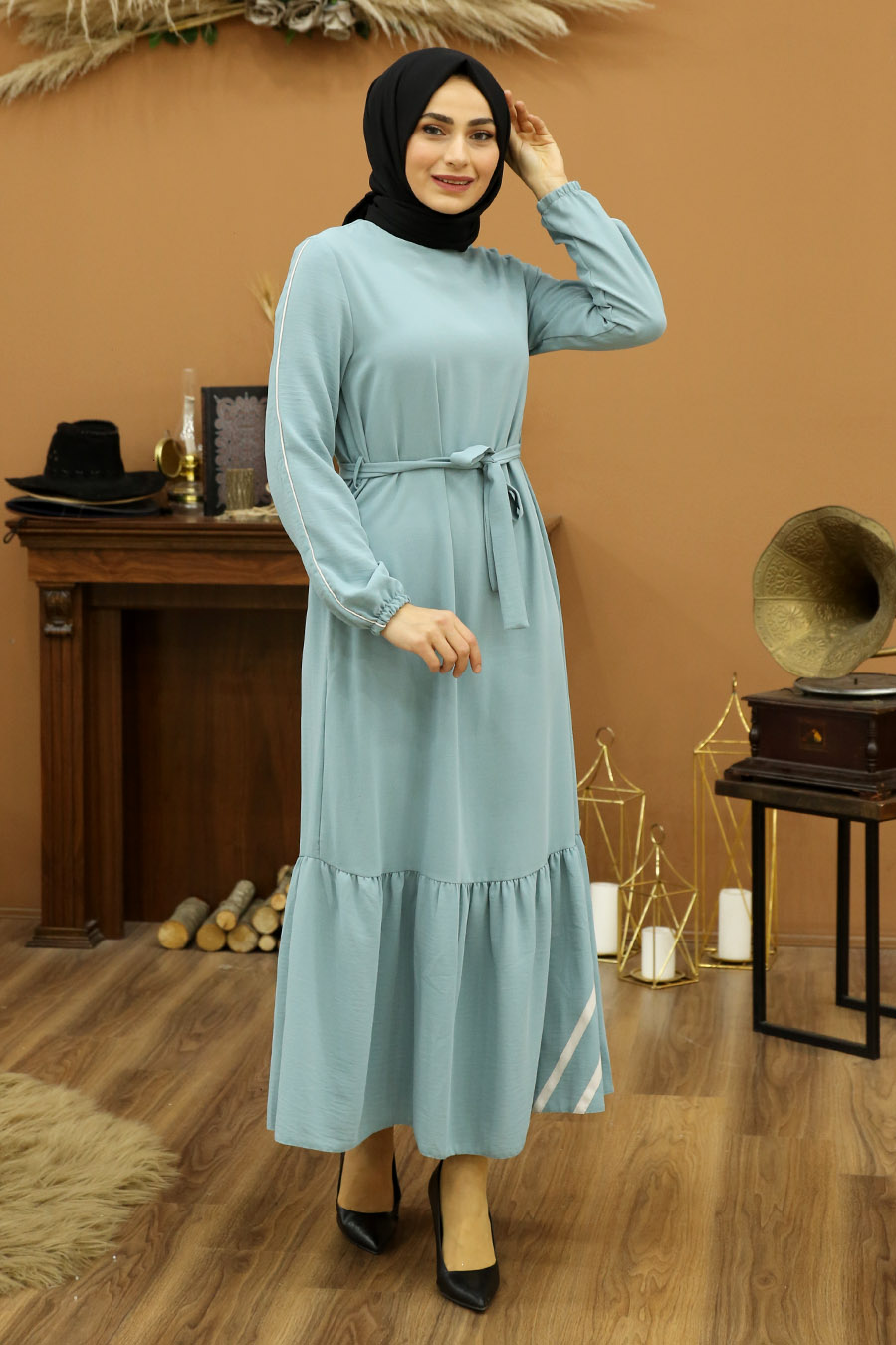 MINT COLOR DRESS 