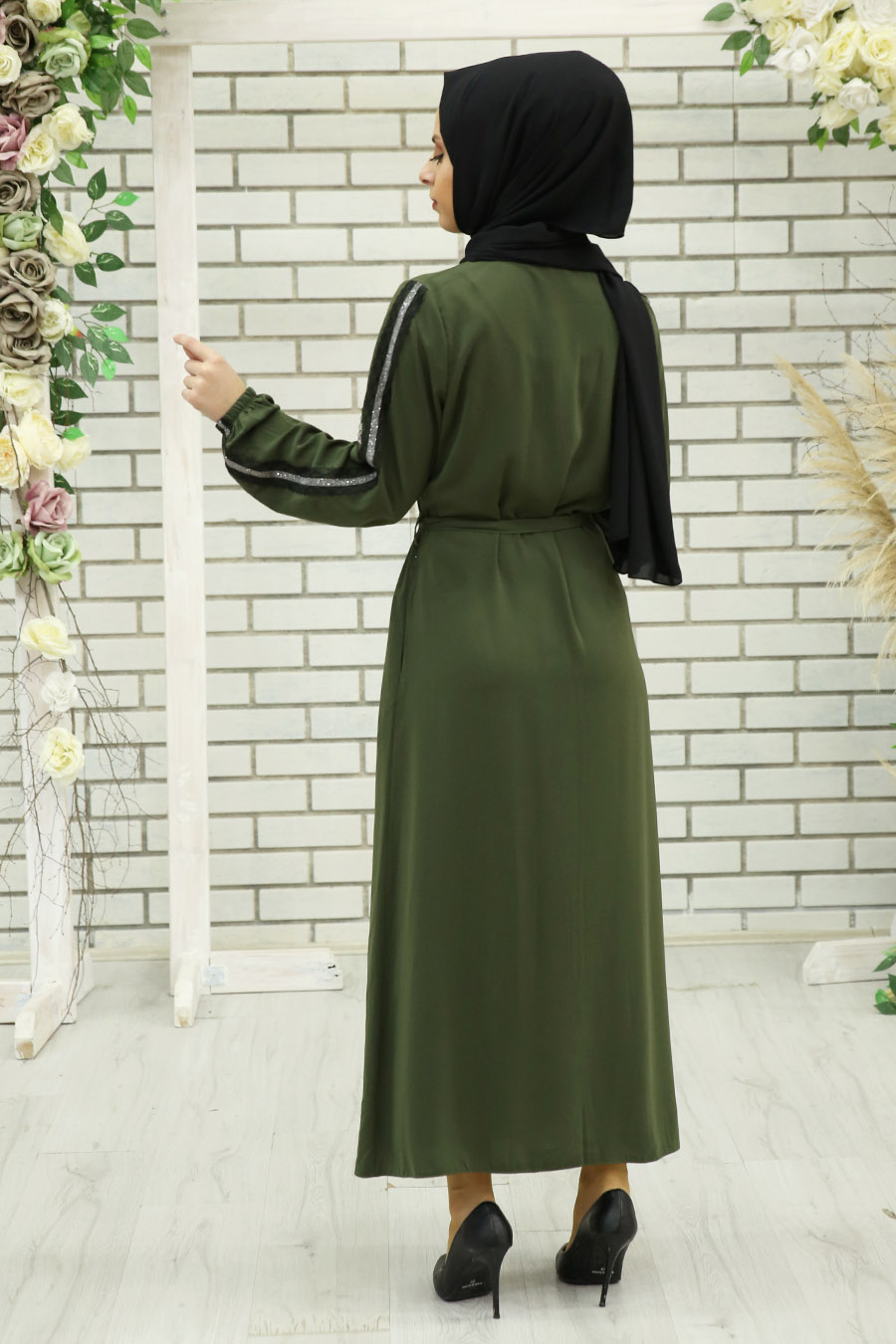 KHAKI ABAYA