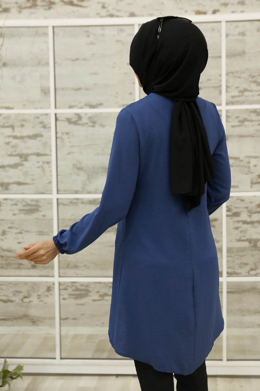 INDIGO COLOR TUNIC  INDIGO COLOR TUNIC