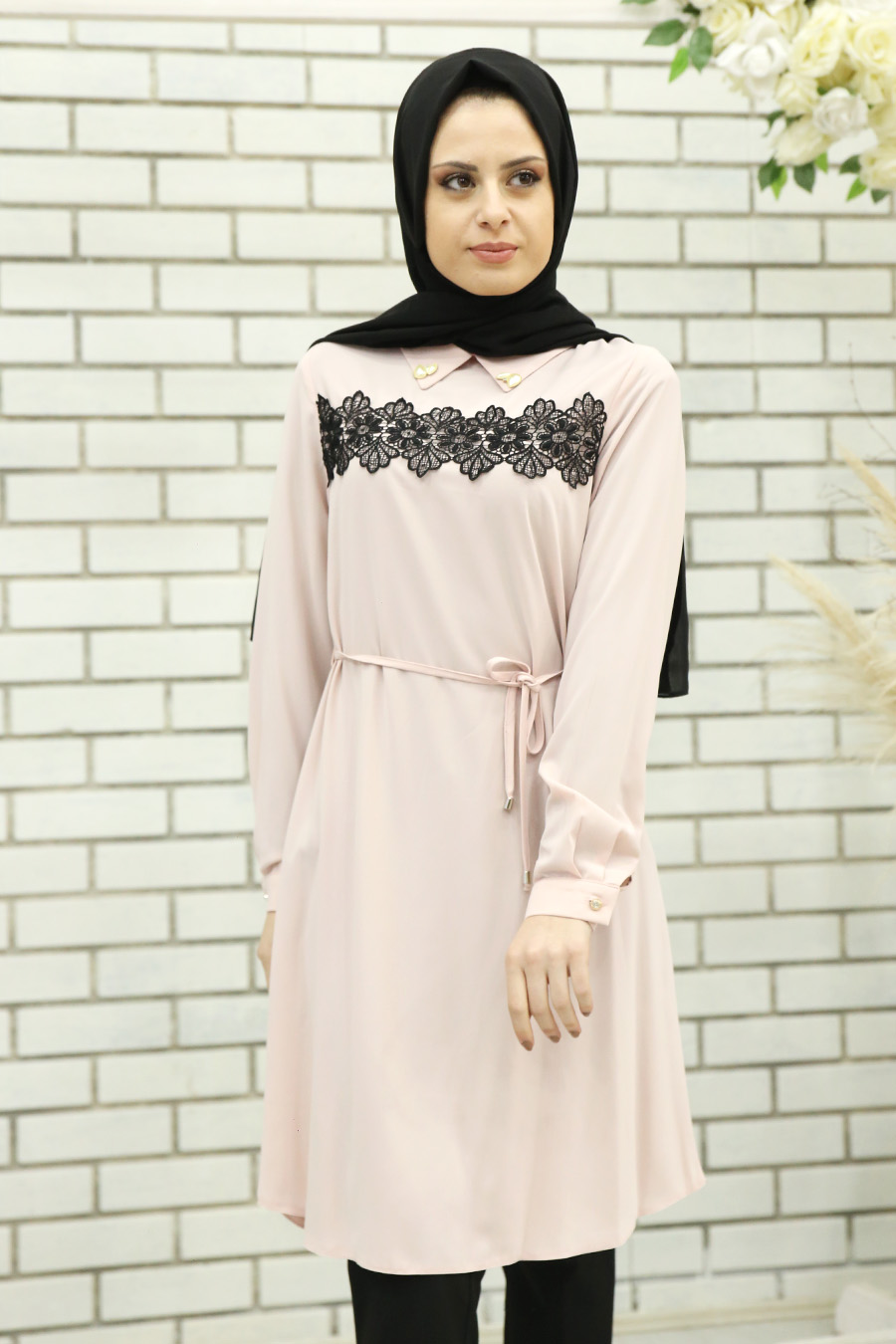 POWDER PINK TUNIC  POWDER PINK TUNIC