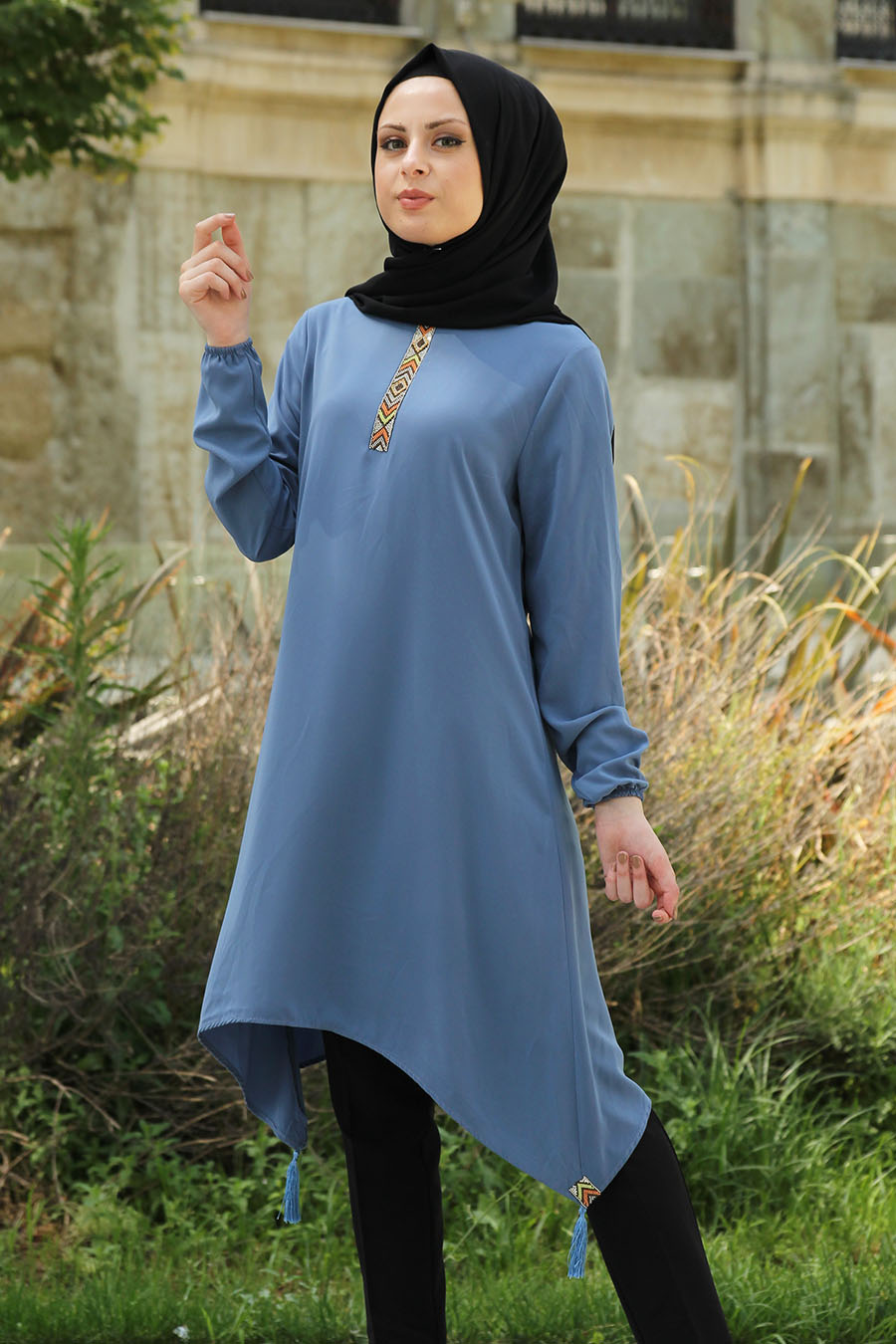 INDIGO COLOR TUNIC 