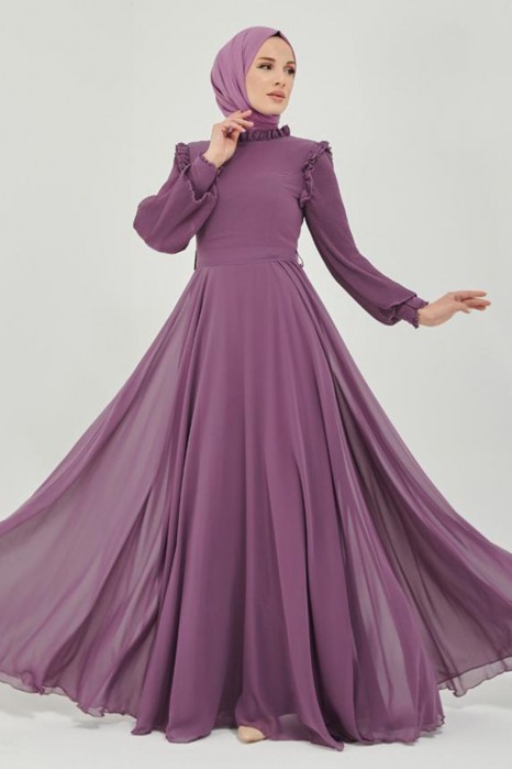 LILA EVENING DRESS 
