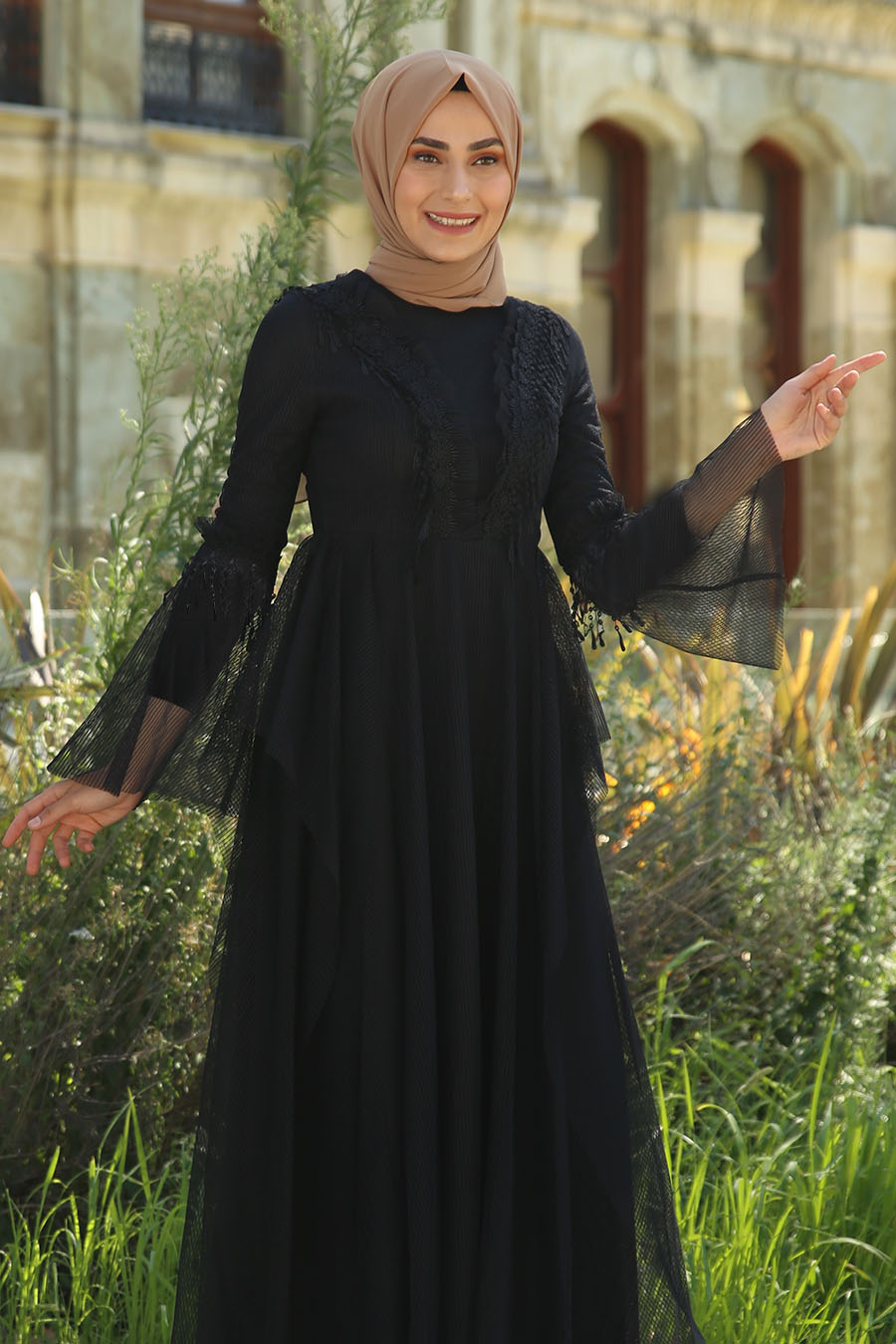 BLACK EVENING DRESS BLACK EVENING DRESS