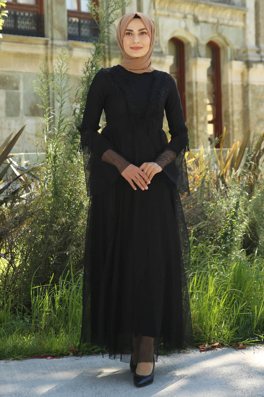 BLACK EVENING DRESS BLACK EVENING DRESS