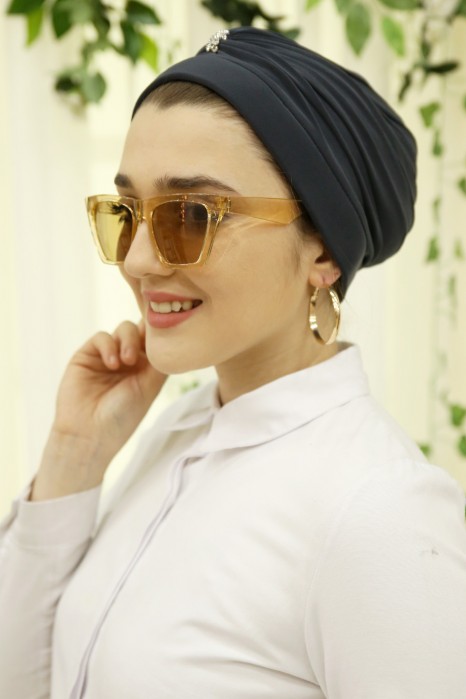 STONED INSTANT DARK GREY SCARF