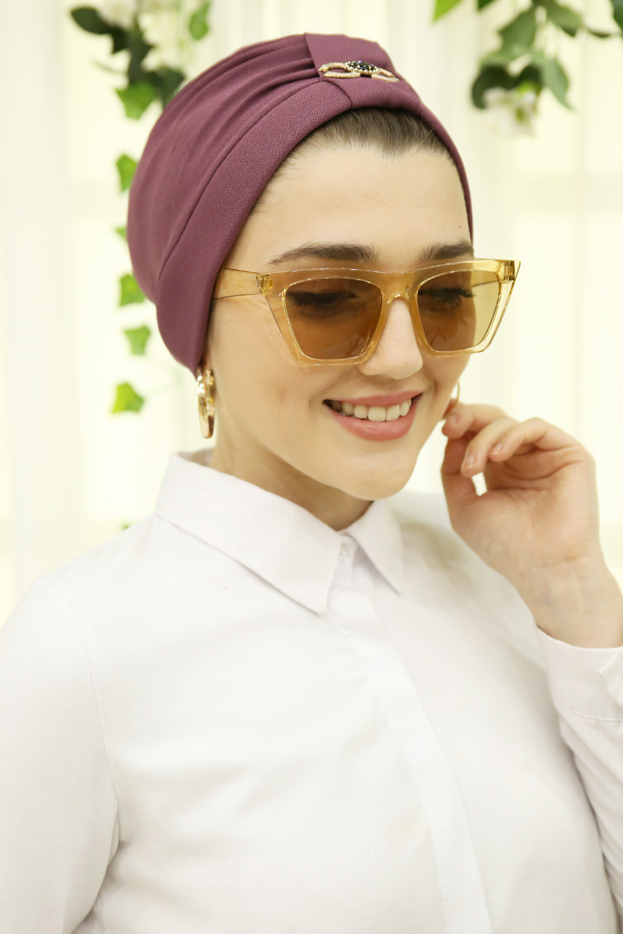 STONED INSTANT ROSE COLOR SCARF