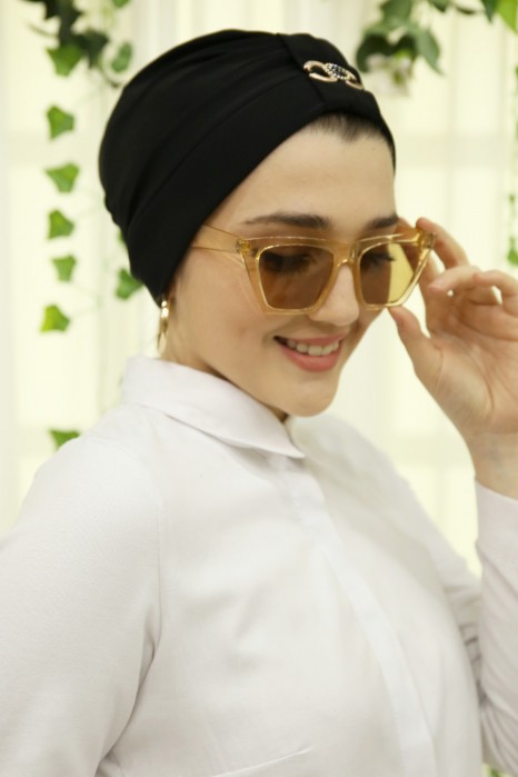 STONED INSTANT BLACK SCARF