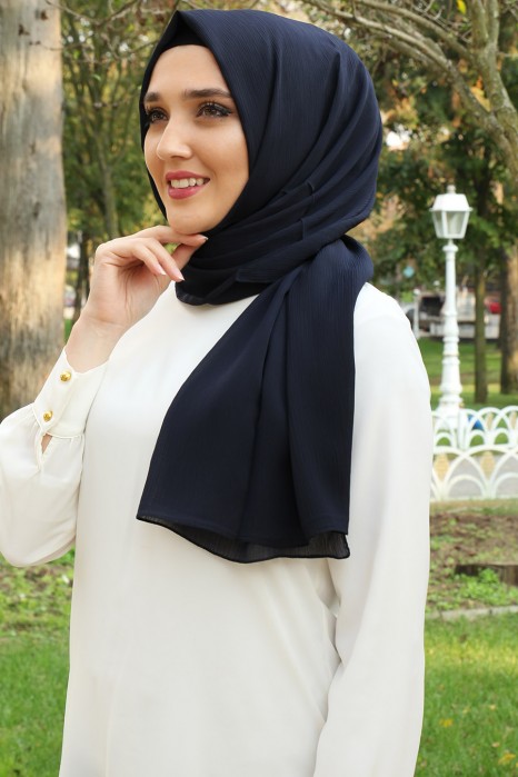 NAVY BLUE SHAWL