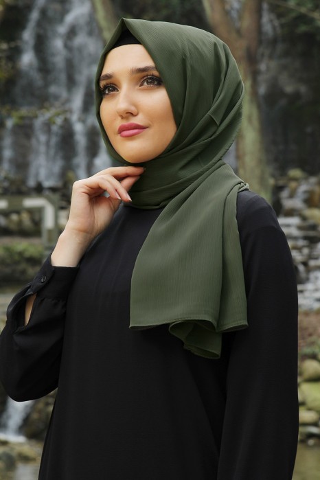DARK KHAKI SHAWL