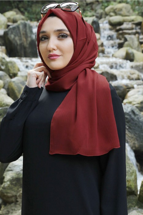 BRICK COLOR SHAWL