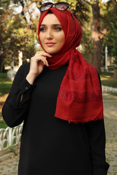 RED SHAWL