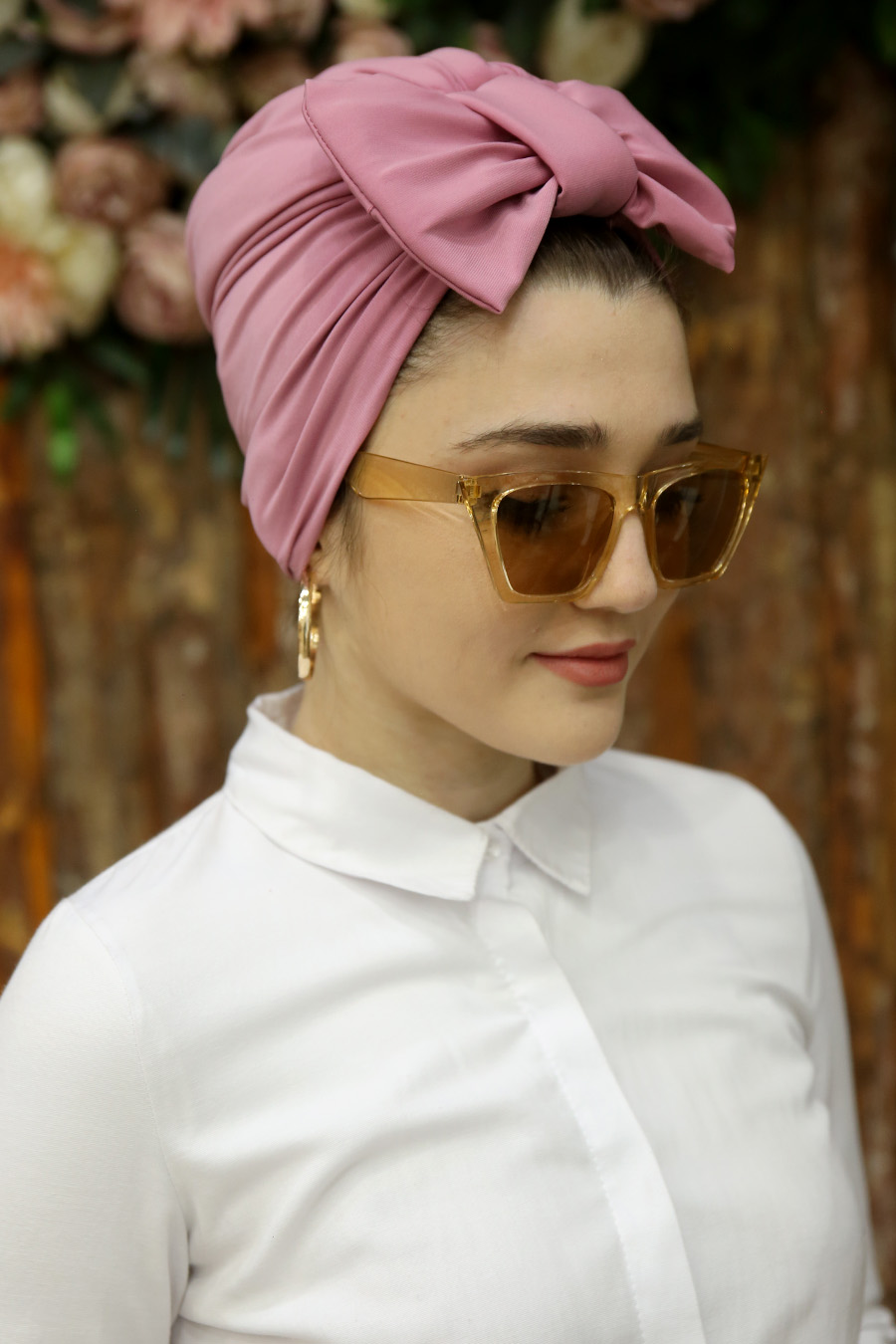 PINK BOW INSTANT HIJAB