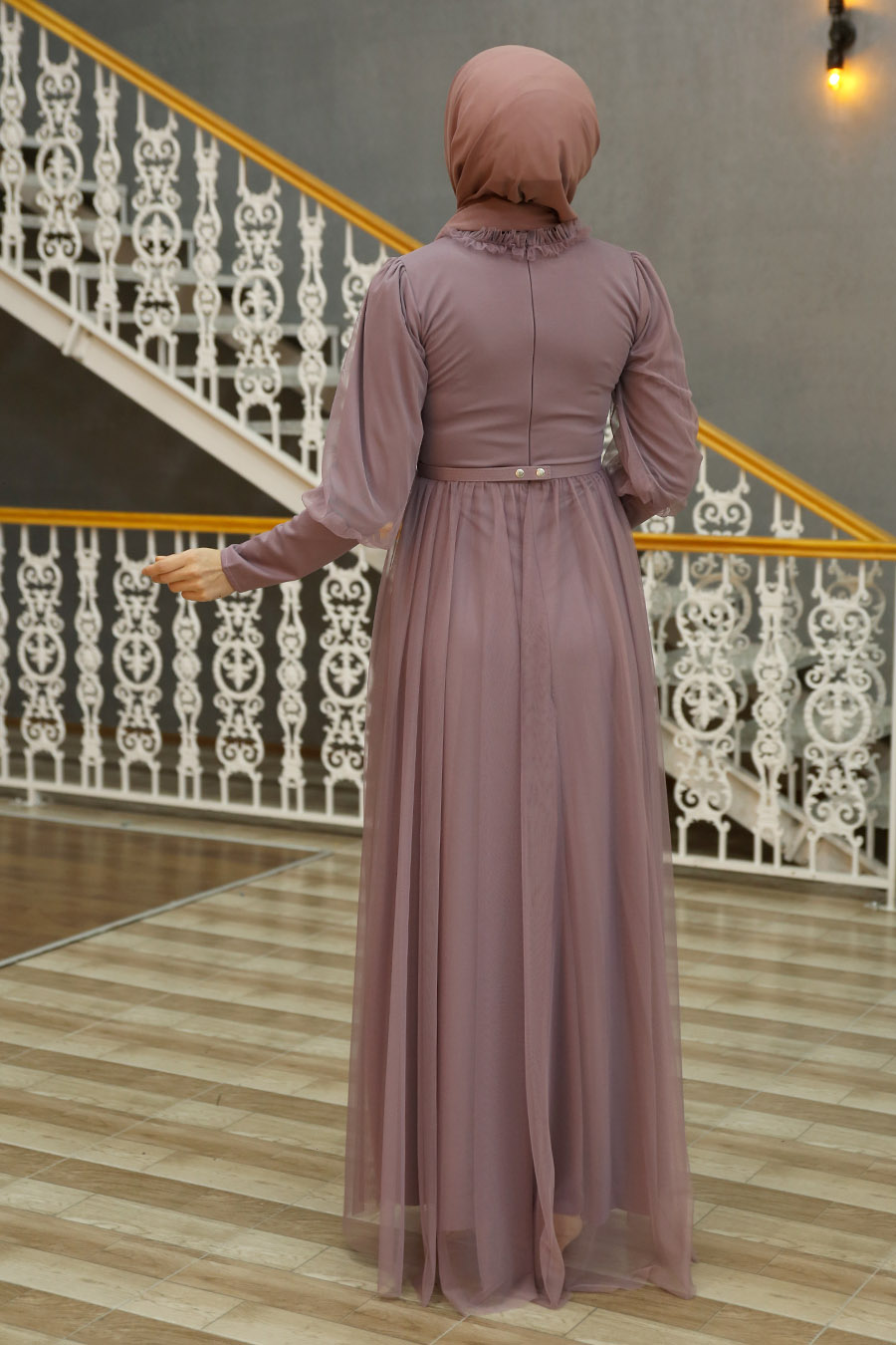 LILA EVENING DRESS