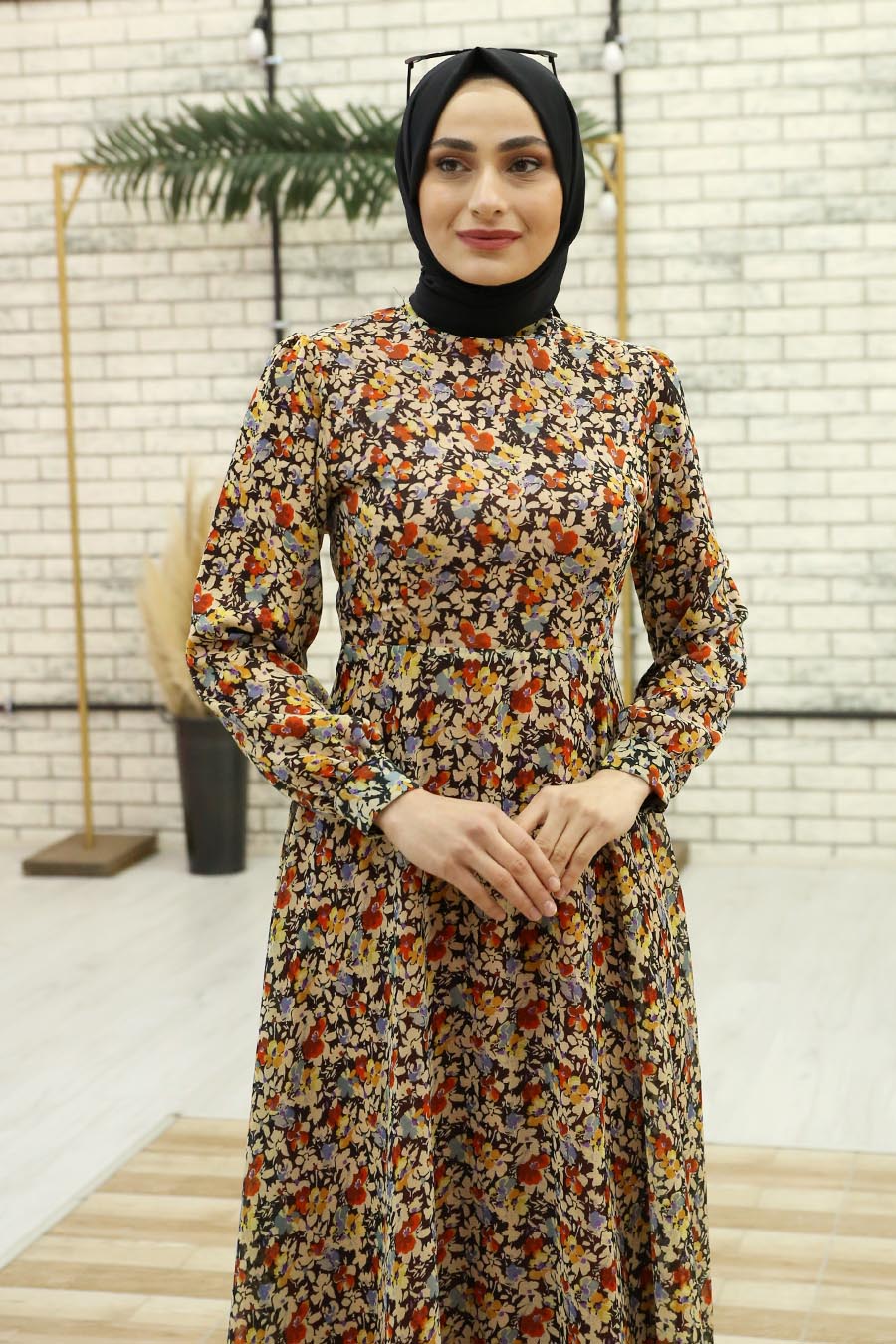 FLOWER PATTERNED DRESS 