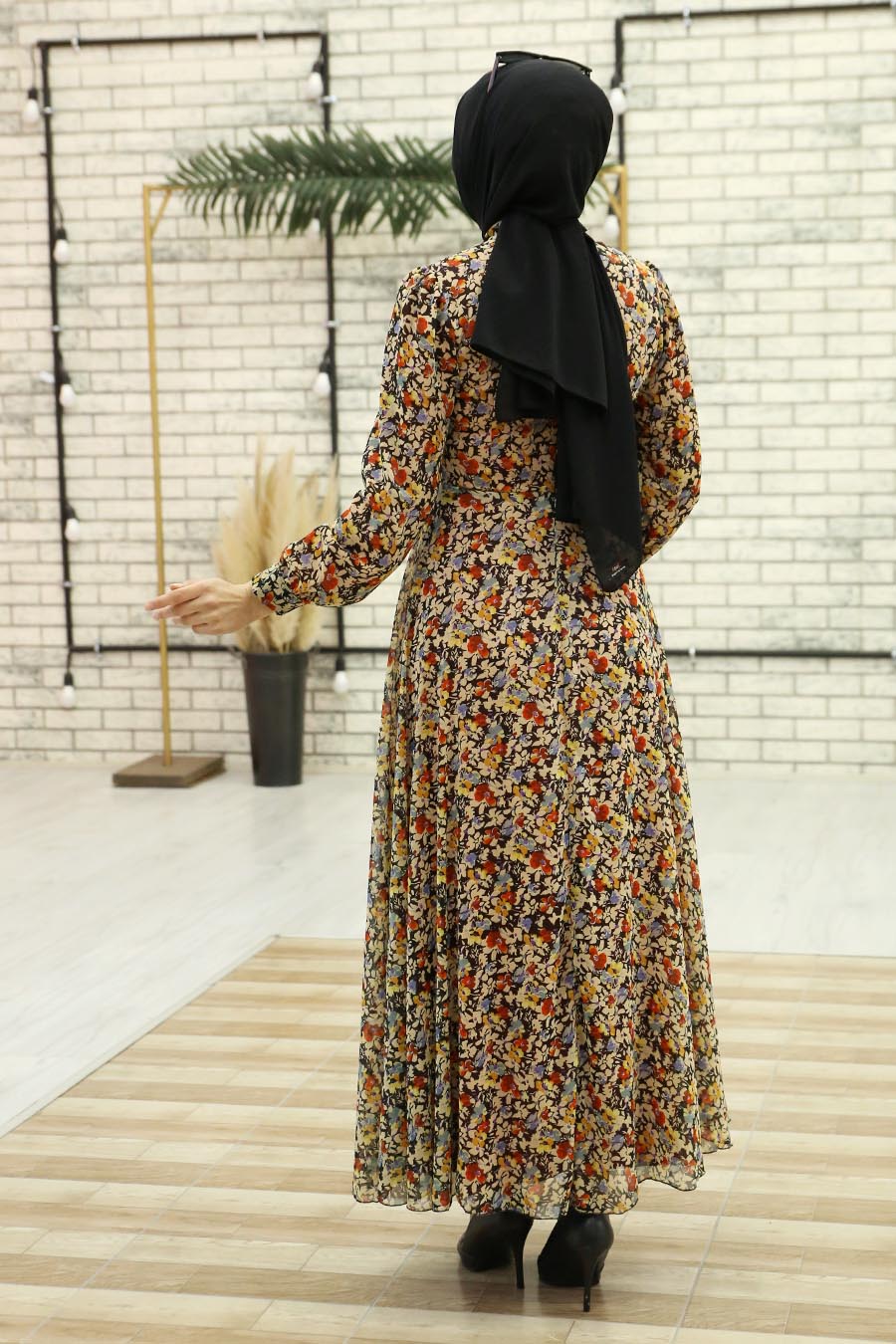 FLOWER PATTERNED DRESS 