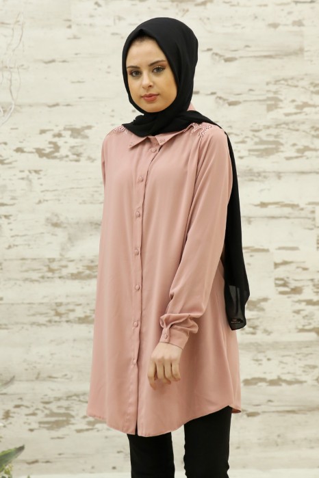 POWDER PINK TUNIC