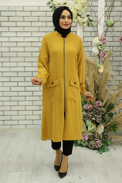 MUSTARD COAT 