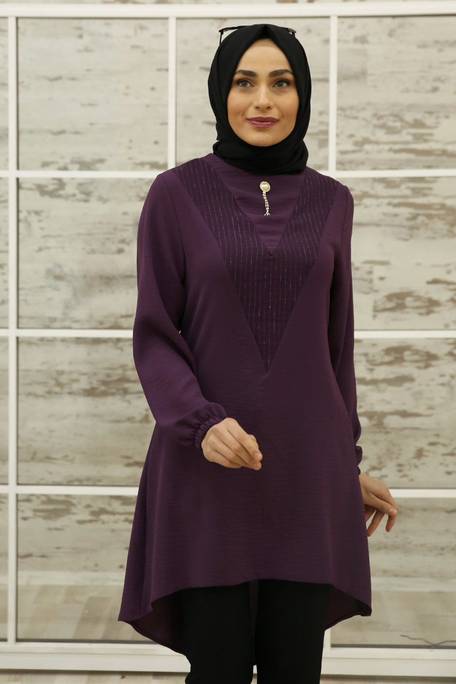 PURPLE TUNIC  PURPLE TUNIC
