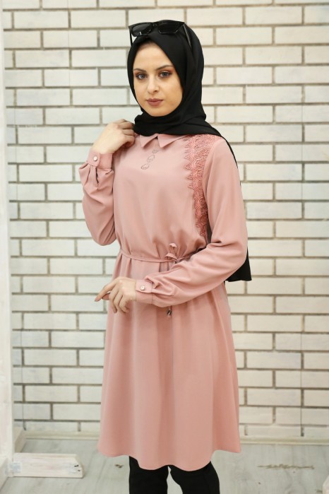 POWDER PINK TUNIC