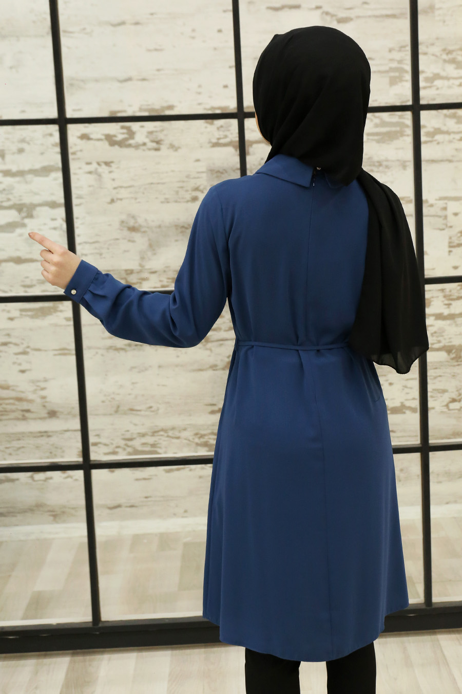 INDIGO COLOR TUNIC  INDIGO COLOR TUNIC