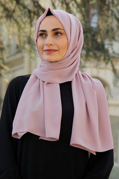 DARK POWDER PINK MADINA SILK SHAWL