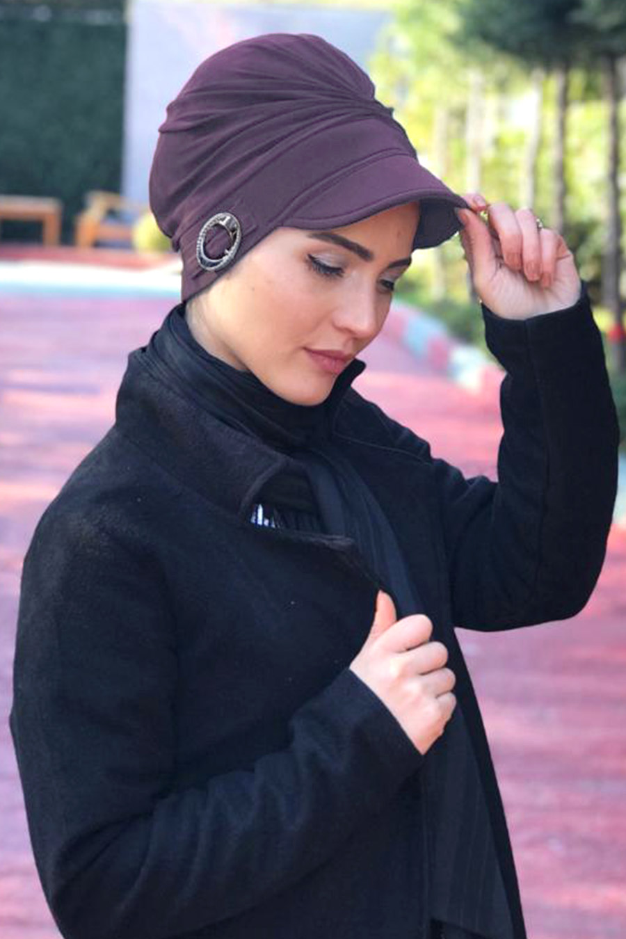 LILA TURBAN HIJAB 