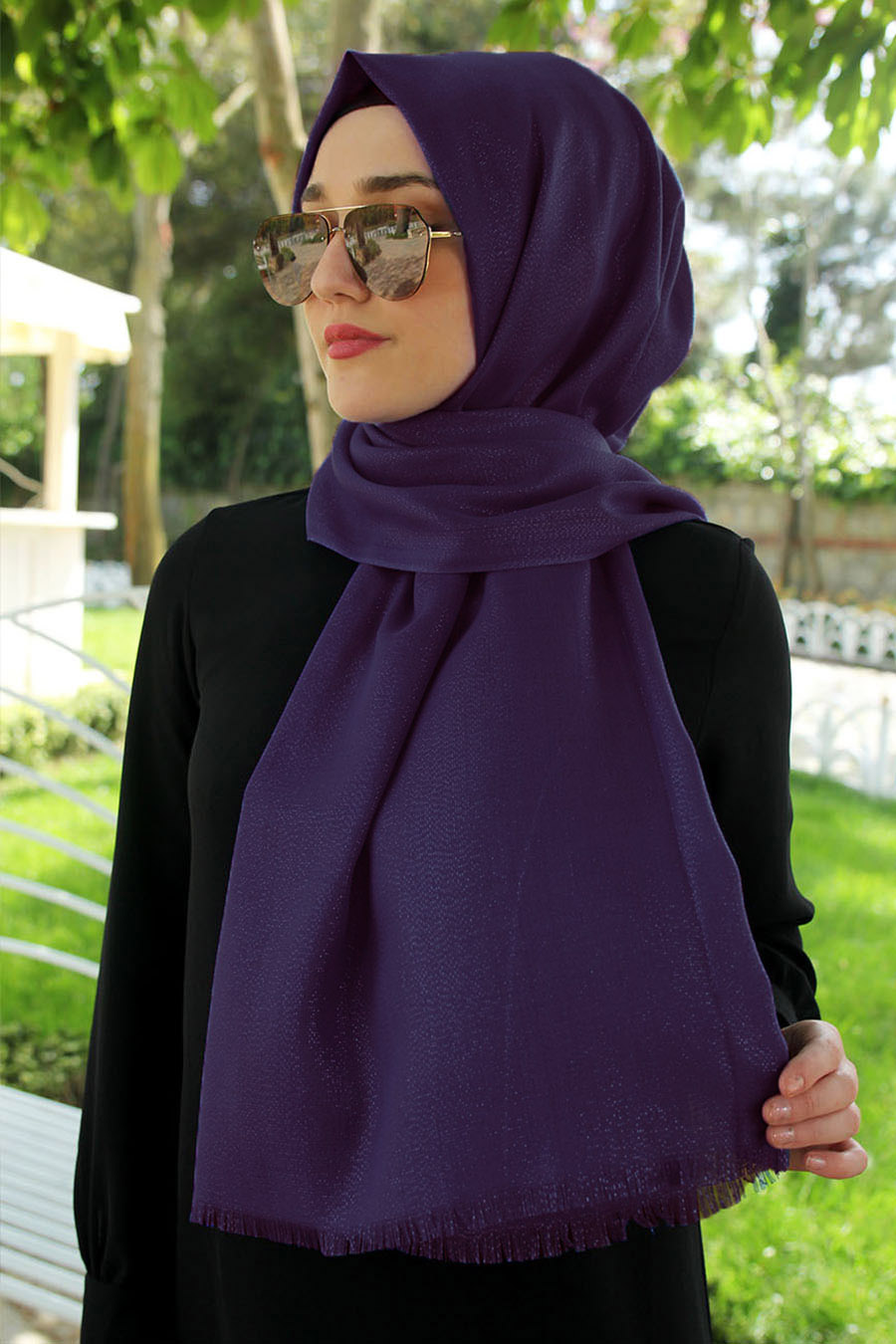 PURPLE SHAWL PURPLE SHAWL