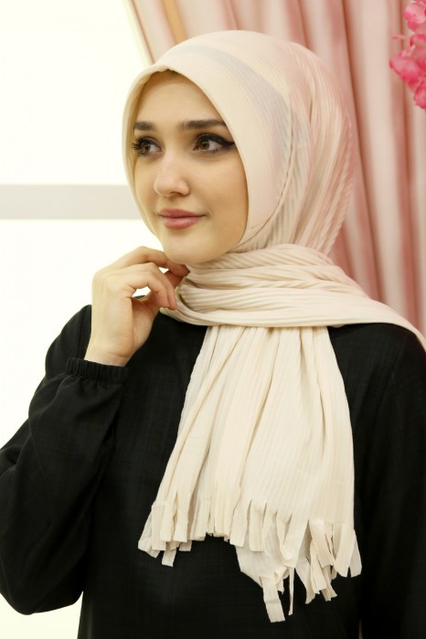ECRU COLOR TURBAN HIJAB